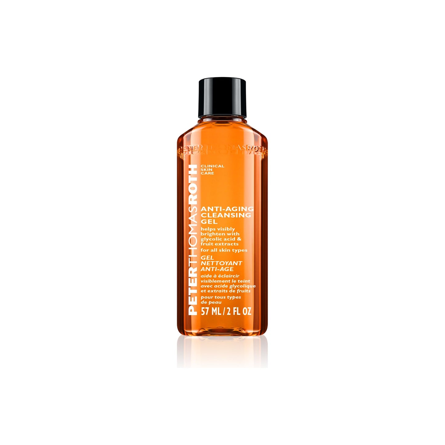 Peter Thomas Roth | Anti-Aging Cleansing Gel | Face Wash with Anti-Wrinkle Technology, Exfoliates with Glycolic Acid and Salicylic Acid, 2.0 Fl Oz