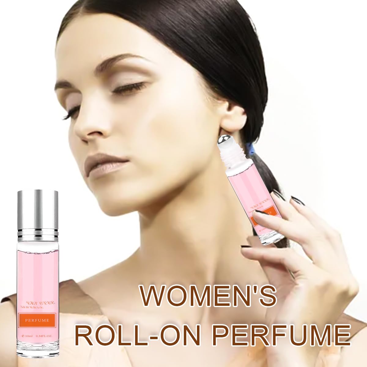 VEBERO Pheromone Hair Perfume for Women 50ml – Long Lasting Fresh Fragrance Spray & Roll-On Oil, Enhances Charm, Perfect Gift for Her