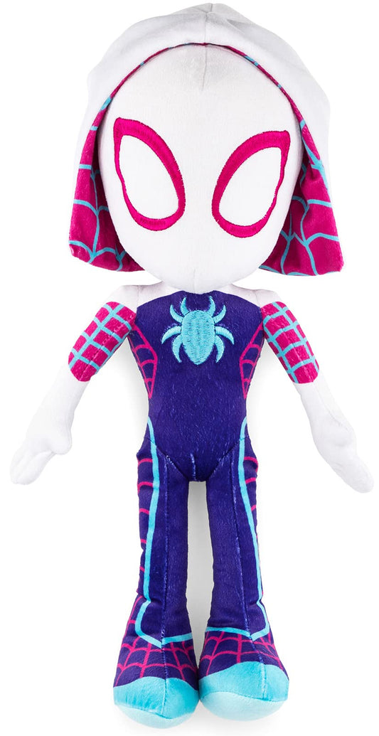 Jay Franco Marvel Spidey & Friends Gwen Ghost-Spider Pillow Buddy – Soft Microfiber Plush, 18” (Official Marvel Product)