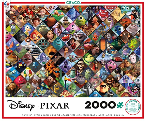 Ceaco - Disney/Pixar Clips - 2000 Piece Jigsaw Puzzle , 5"