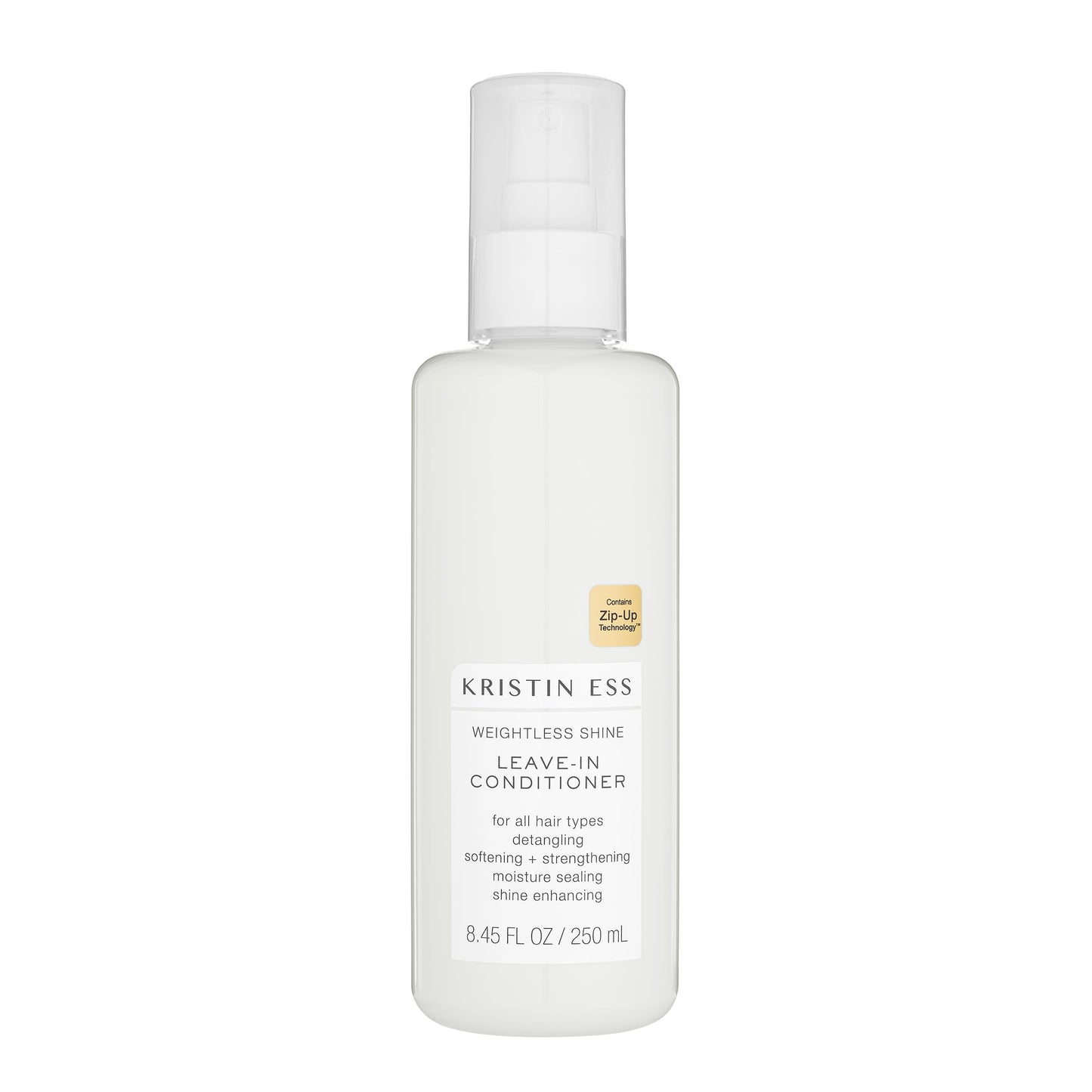 Kristin Ess Hydrating Leave-In Conditioner Spray | Lightweight Anti-Frizz Detangler | Strength & Shine | Castor Oil Moisture Repair | Sulfate-Free, Color-Safe