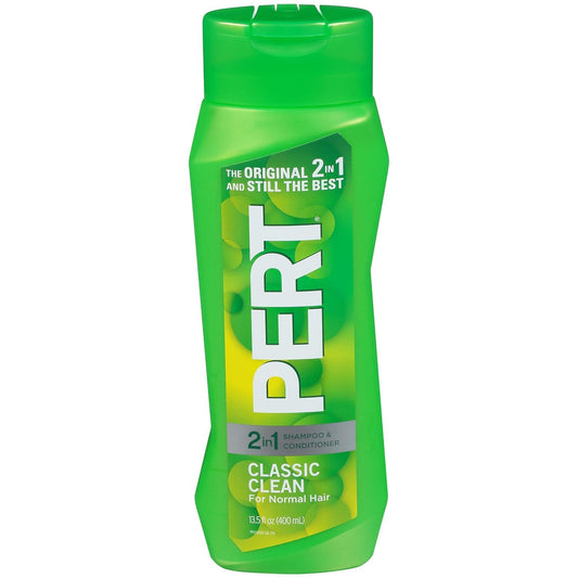 Pert Plus 2-in-1 Shampoo Plus Conditioner, Normal Hair,13.5 Fl Oz (Pack of 3)