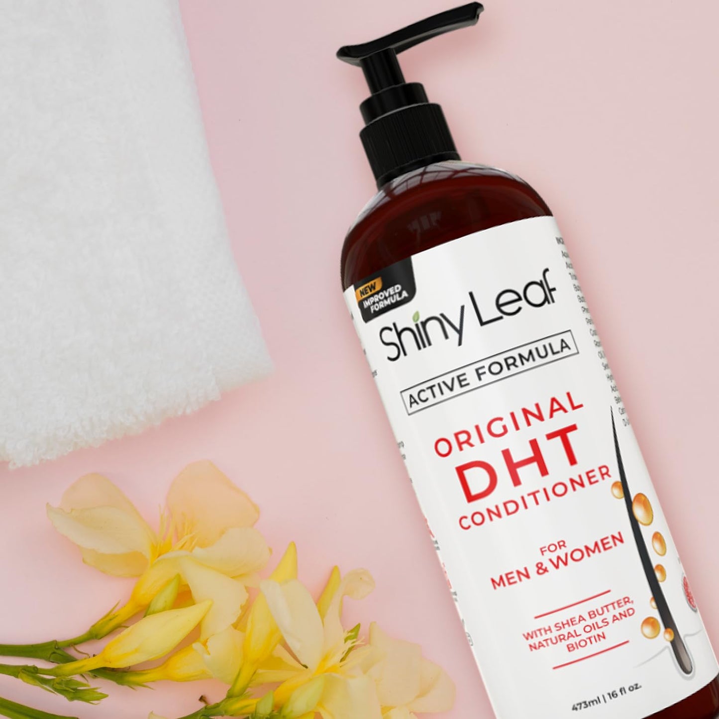 DHT Blocker Conditioner with Rosemary Leaf Oil for Hair Growth, Softer & Smoother Hair, Paraben & Sulfate Free, 16 oz