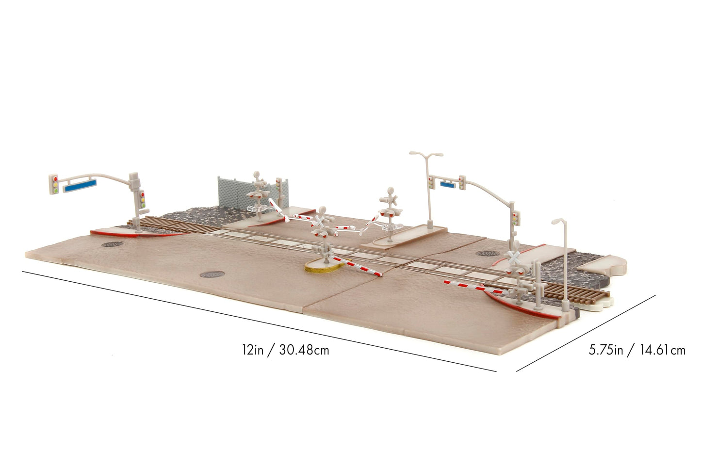 Fast & Furious Final Race Train Nano Scene & 2 1.65" Die-Cast Cars, Toys for Kids and Adults