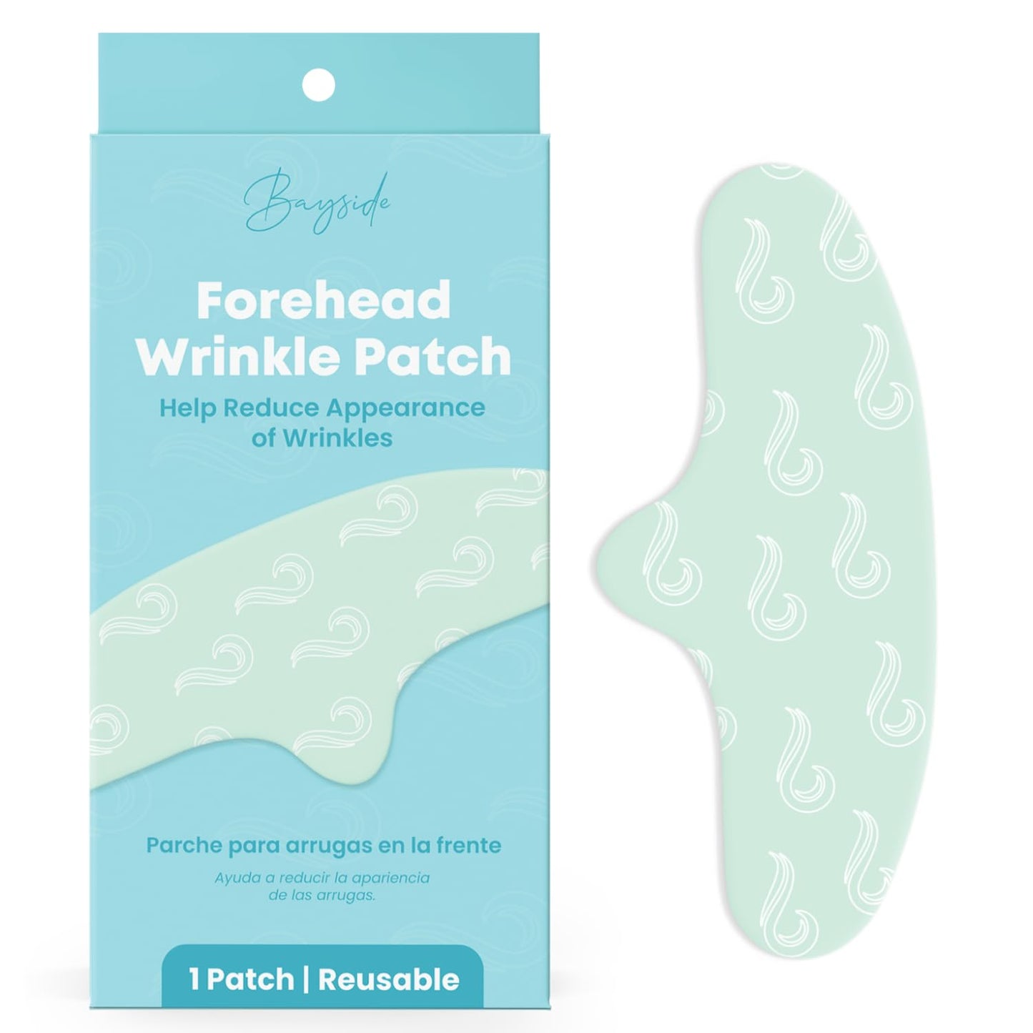 Reusable Forehead Wrinkle Patches – Non-Invasive Fine Line Treatment, Works with Eye & Face Lift Kits, Long-Lasting, Gentle, Includes Tin
