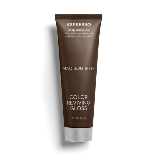 Madison Reed Color Reviving Gloss Espresso Brown | Semi-Permanent Hair Color Toner | Enhances Shine, Corrects Tone with Keratin & Argan Oil, 4 Fl Oz