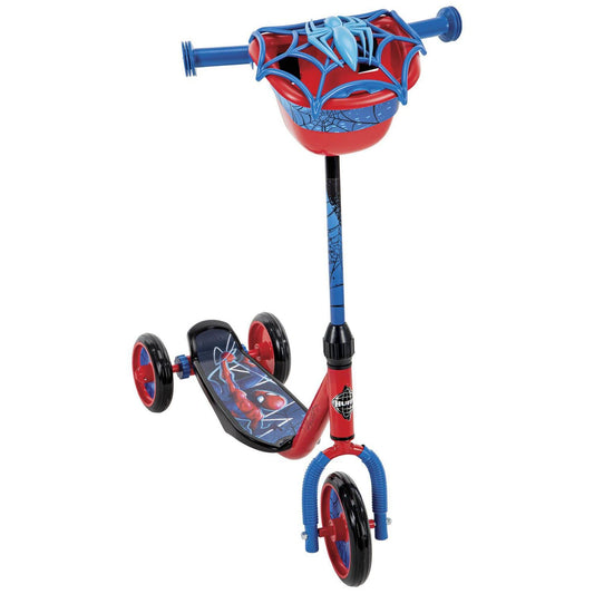 Huffy Kids Scooters 3 Wheel Quick Connect Scooter Preschool Spiderman