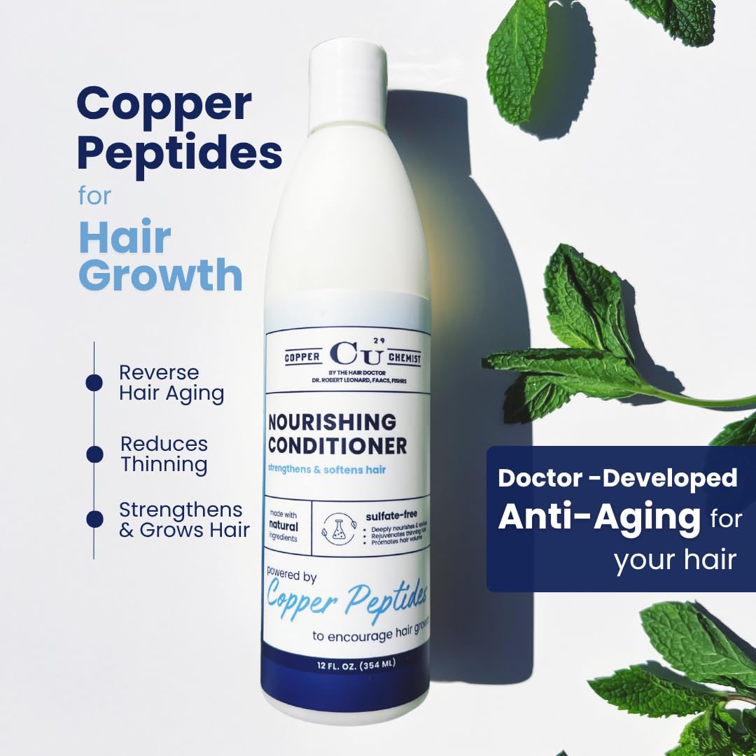 Copper Chemist Anti-Thinning Hair Growth Conditioner | Thickening & Hydrating Formula for Men & Women | Fuller, Stronger, Healthier Hair