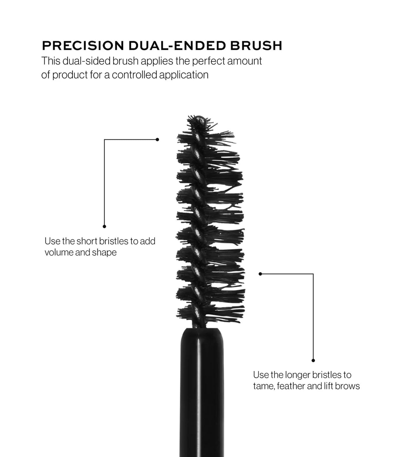 MAKE Beauty Infinite Hold Brow Gel. Clear Eyebrow Gel with Brush. Sculpt, Define, and Set Eyebrows - All-Day Wear