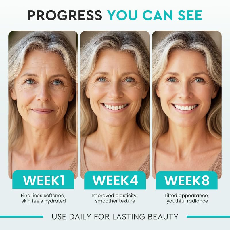 Elvira Retinol Anti-Aging Face Moisturizer – Collagen & Stem Cell Cream with Hyaluronic Acid, Firming, Wrinkle Smoother, 1.85 Fl Oz