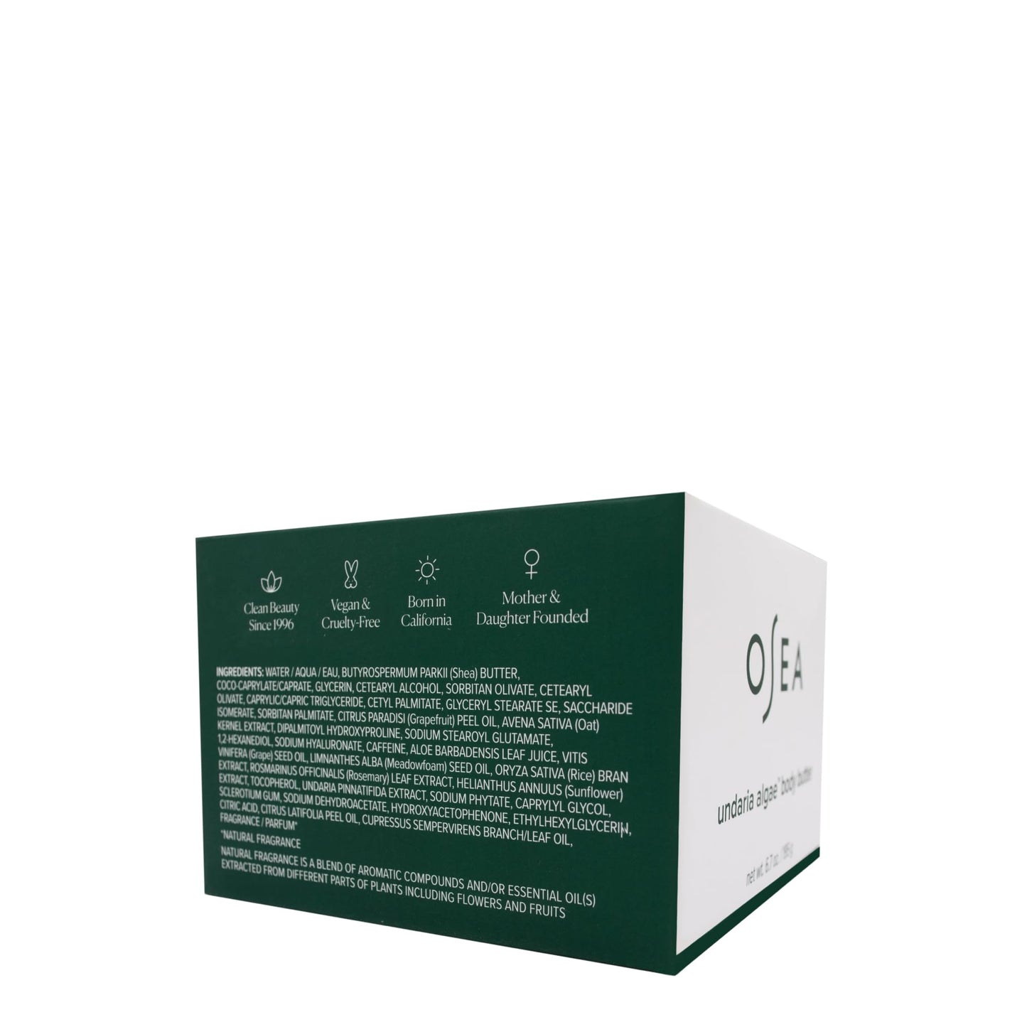 OSEA Undaria Algae™ Body Butter 6.7 oz – Ultra Hydrating Whipped Shea + Ceramides, Vegan Body Cream for Extremely Dry & Crepey Skin