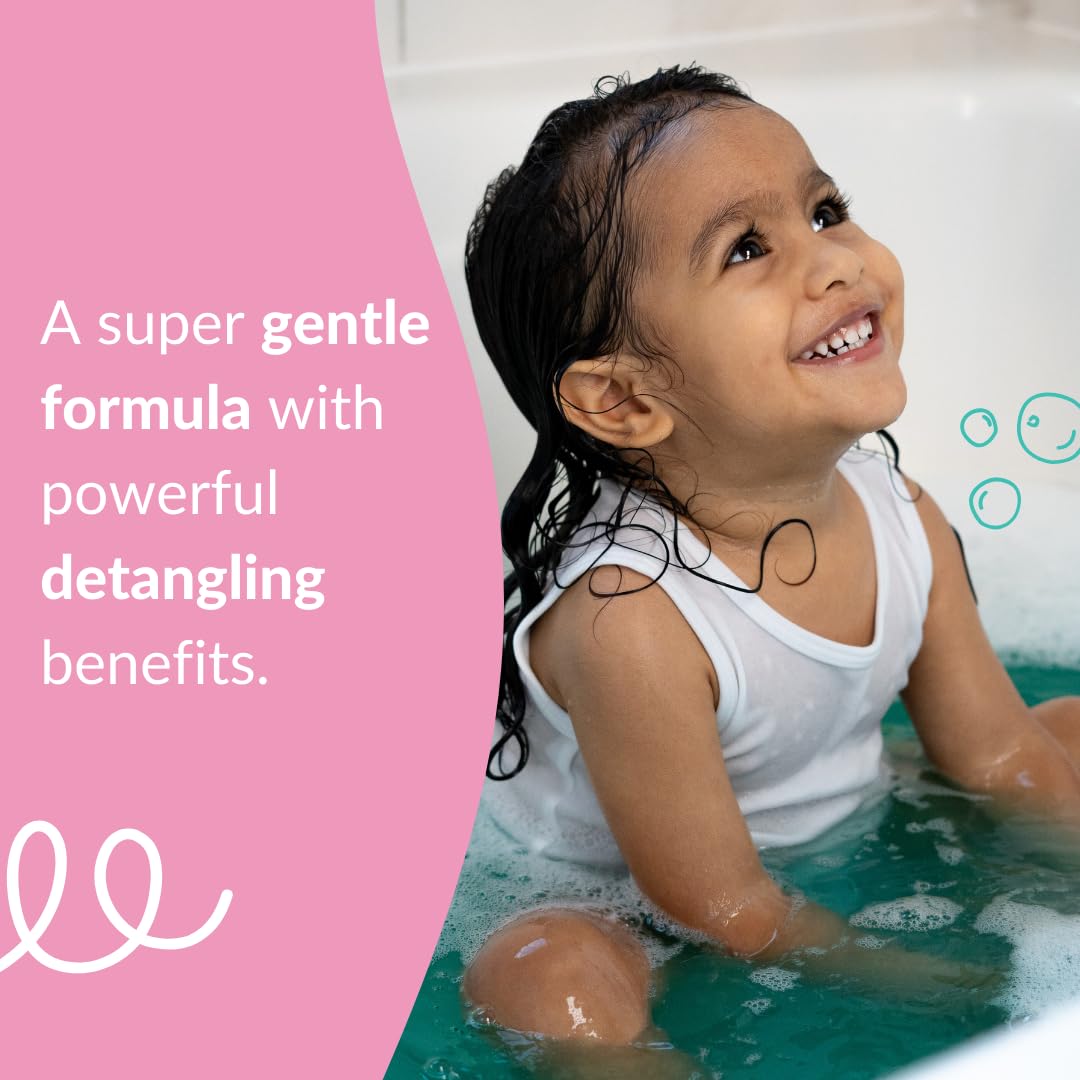 Love Ur Curls Kids 2-in-1 Shampoo & Conditioner | Fragrance-Free, Tear-Free, Gentle Formula | Sulfate & Paraben Free, 300 mL