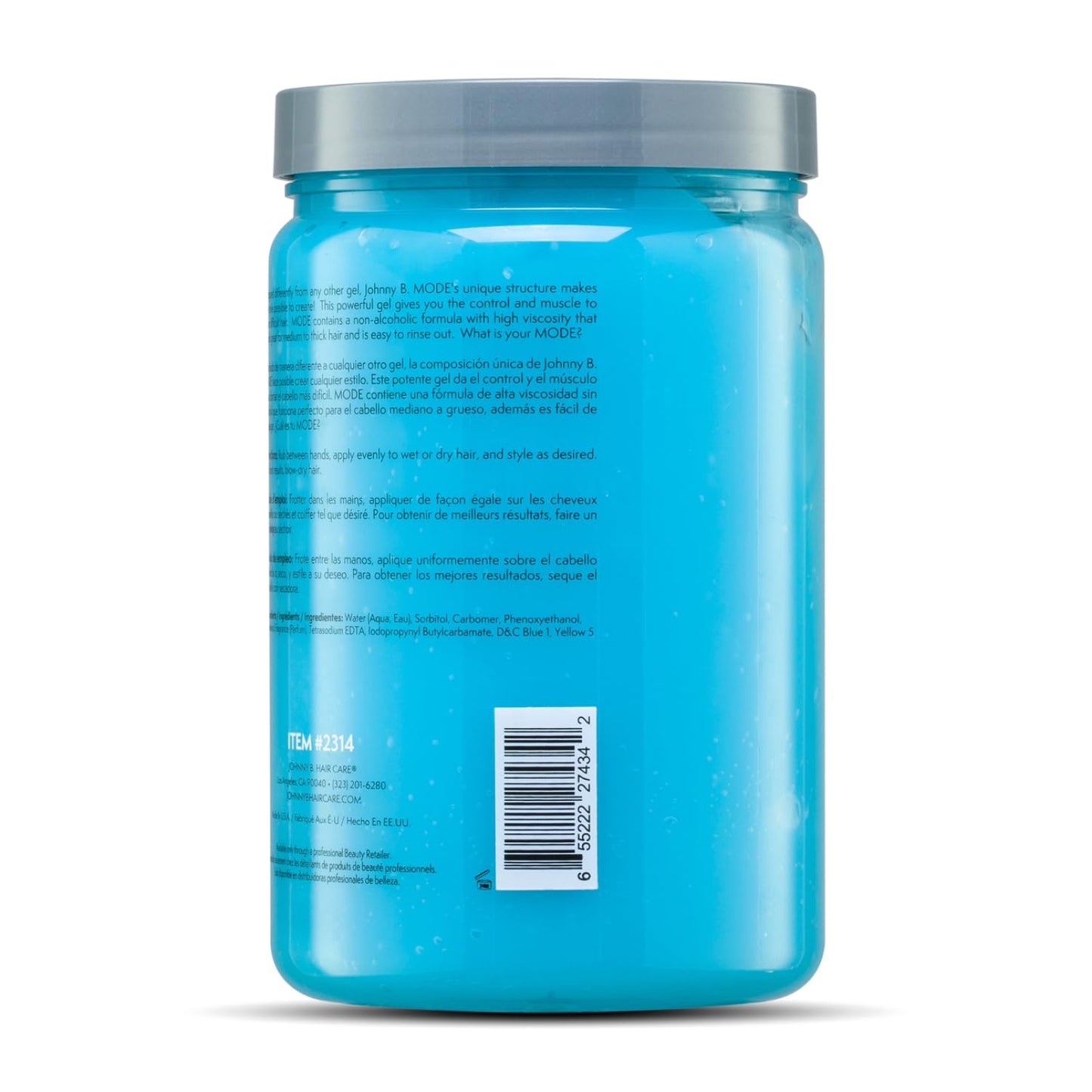 JOHNNY B. Mode Hair Styling Gel 32 oz.