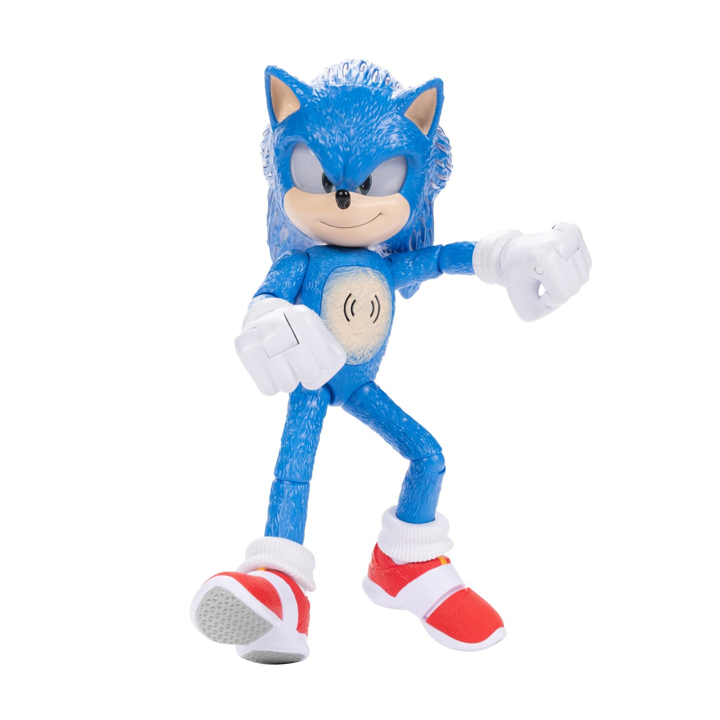 Sonic The Hedgehog 3 Ultimate 12" Talking Figure – 30+ Movie Phrases & Sounds, Light-Up Eyes & Quills