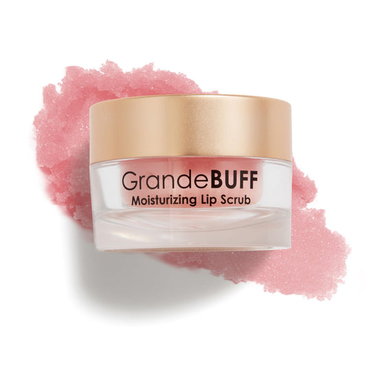 Grande Cosmetics GrandeBUFF Moisturizing Lip Scrub with Mango Butter & Shea Butter - for Smoother, Softer-Looking Lips (0.53 fl oz)