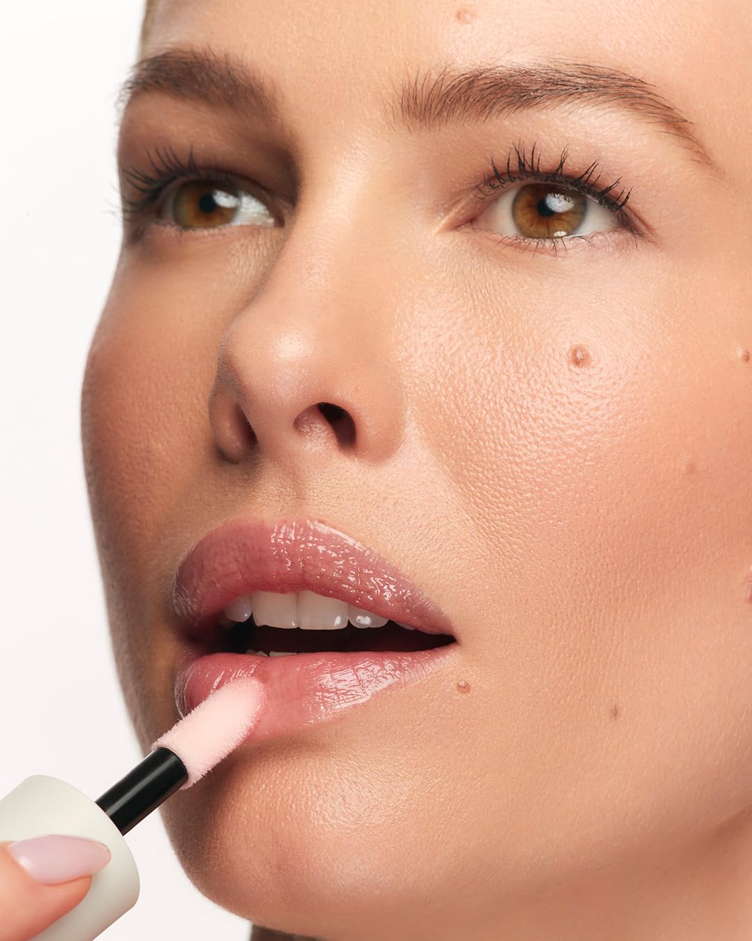 MAKE Beauty Serum Balm Lip Oil – Vegan Hydrating Gloss with Plumping Effect, Softens & Smooths Lips, Shiny Lip Treatment – Halo Moon