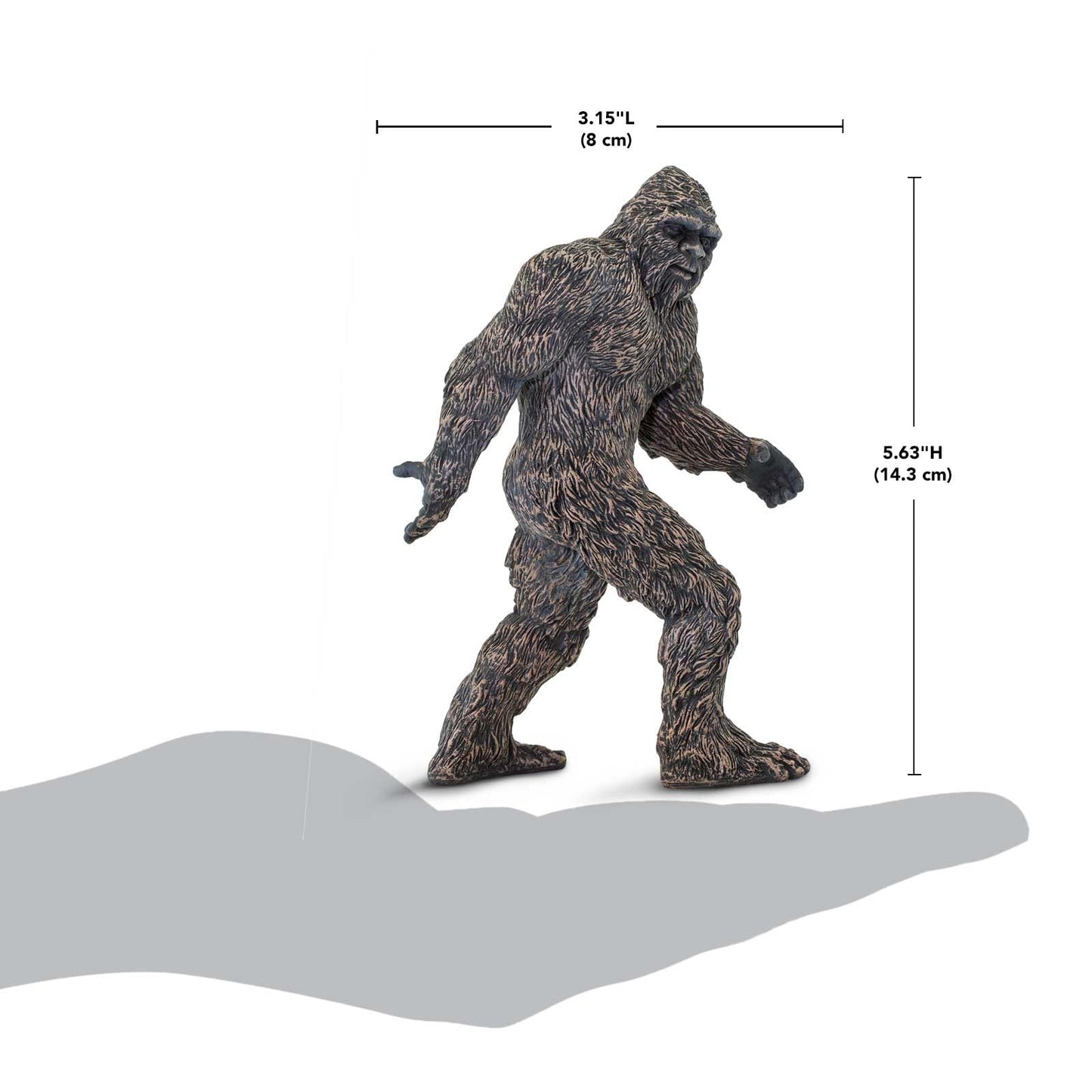 Safari Ltd. Bigfoot Figurine - Detailed 5.25" Model Figure - Fun Toy for Boys, Girls, and Kids Ages 3+