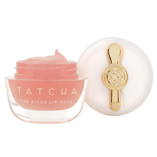 Tatcha Kissu Lip Mask | Overnight Lip Mask, Visibly Plumps and Softens for Lush Lips, 9.0 G | 0.32 oz