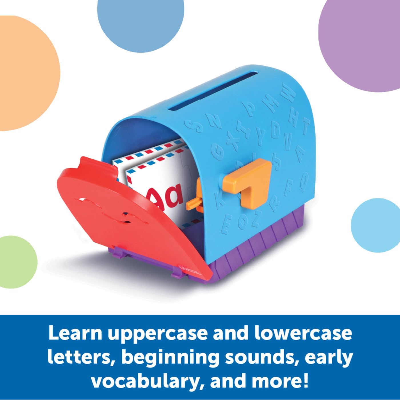 Alphabet Learning Mailbox for Toddlers - Montessori ABC Tracing & Writing Practice, Manipulatives, Fine Motor Skills, Preschool Gift