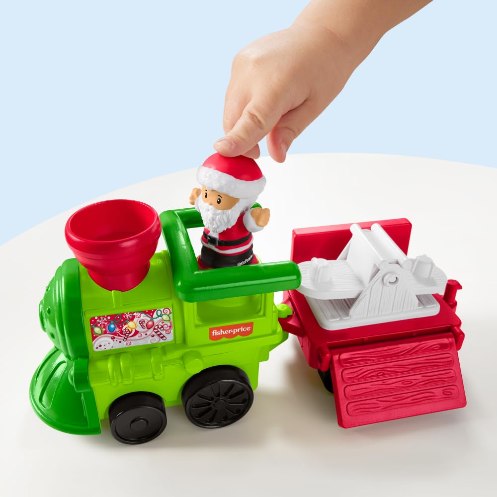 Fisher-Price Little People Christmas Train with Music, Santa, Elf & Reindeer Figures, Toddler Pretend Play Toy for Kids Ages 1+ (Amazon)