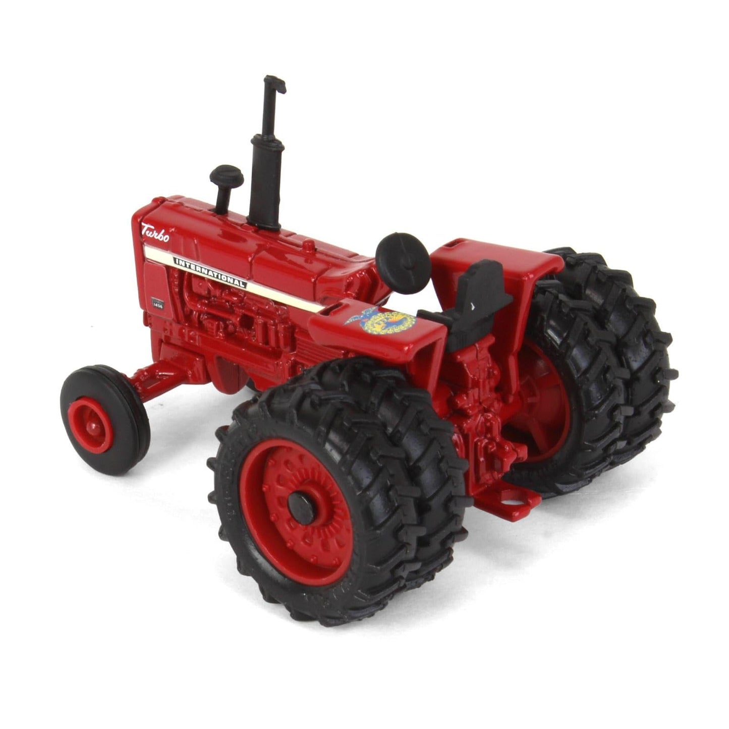 International Harvester 1/64 Farmall 1456 Tractor with Rear Duals & FFA Logo, Red, 3+