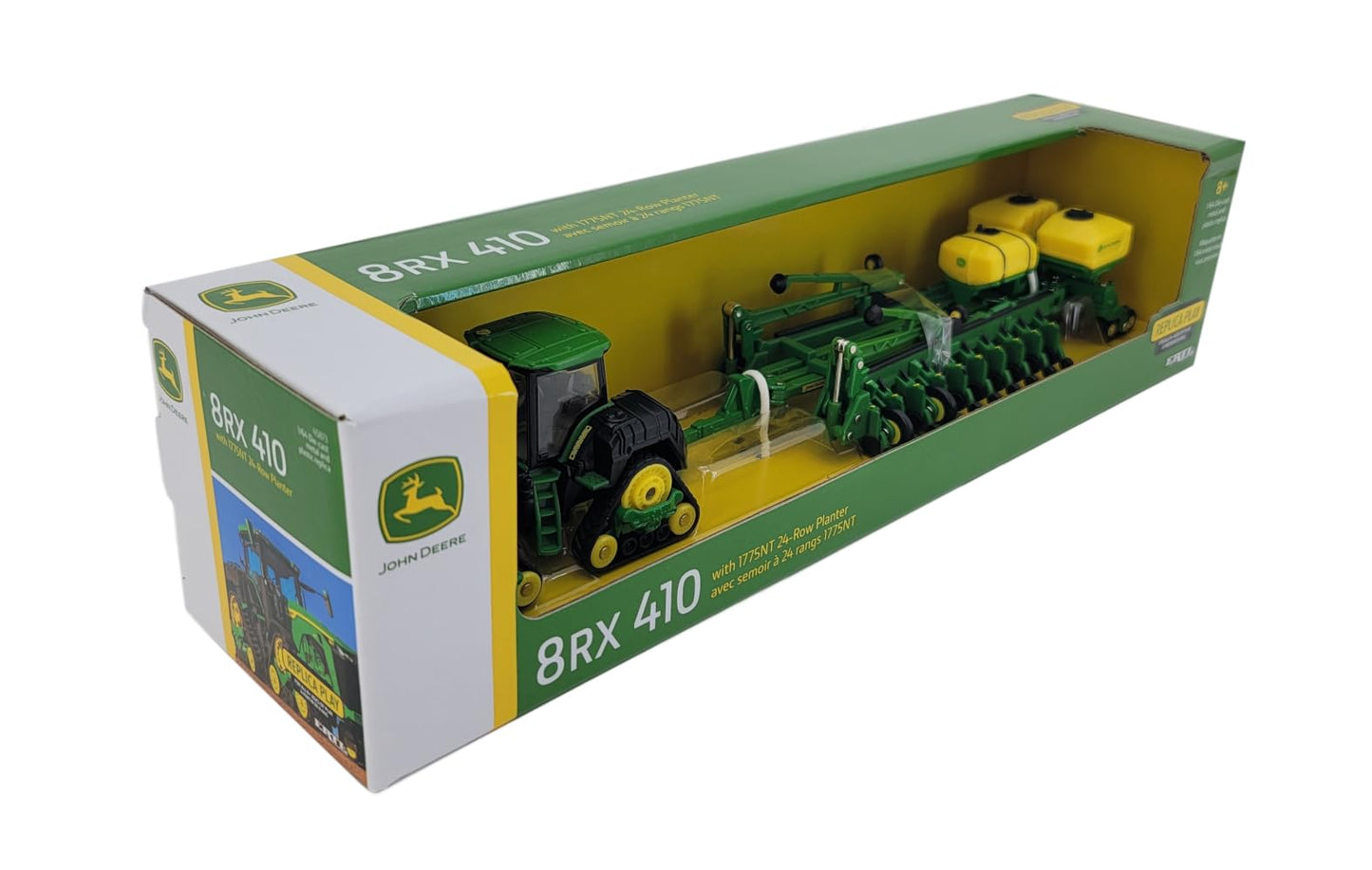 John Deere 1/64 8RX 410 w/ 1775NT 24-Row Planter Toy - LP82766