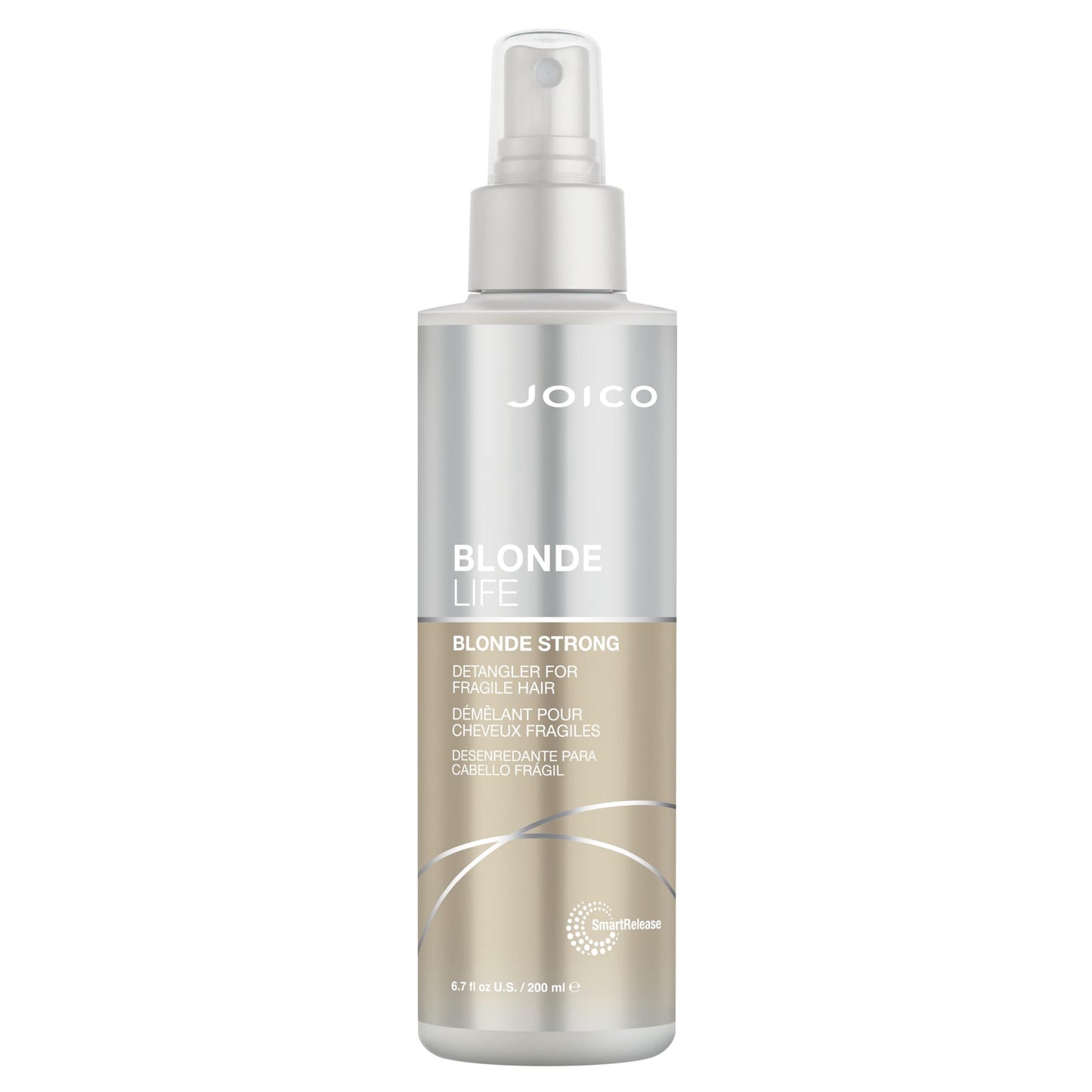 Joico Blonde Life Strong Conditioning Detangler Spray | For Fragile Blonde Hair | Prevents Breakage & Split Ends | 72Hr Humidity Protection, 6.7 fl oz
