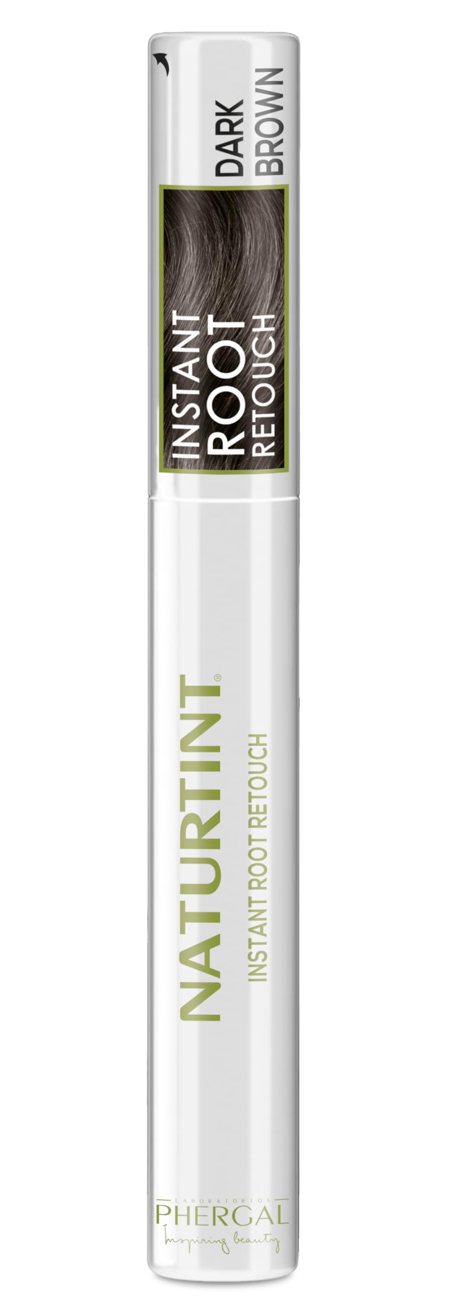 Naturtint Instant Root Retouch - Dark Brown 2-in-1 Gray Coverage, 0.33 fl oz