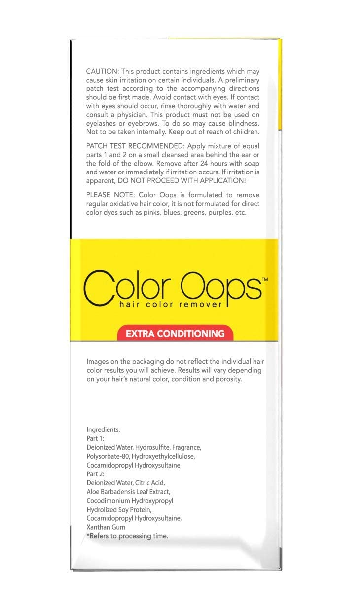 Color Oops Hair Color Remover Extra Conditioning (2PCS)