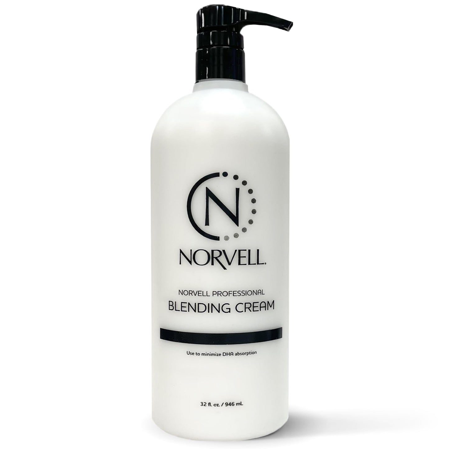 Norvell Pro Blending DHA Barrier Cream 32 oz – Professional Pre-Tan Skin Protectant for Even, Natural Spray Tanning, Prevents Over-Absorption