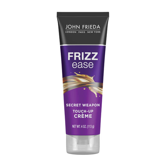 John Frieda Frizz Ease Secret Weapon Touch-Up Crème - Anti-Frizz Styling Cream for Smooth, Frizz-Prone Hair, 4 Oz