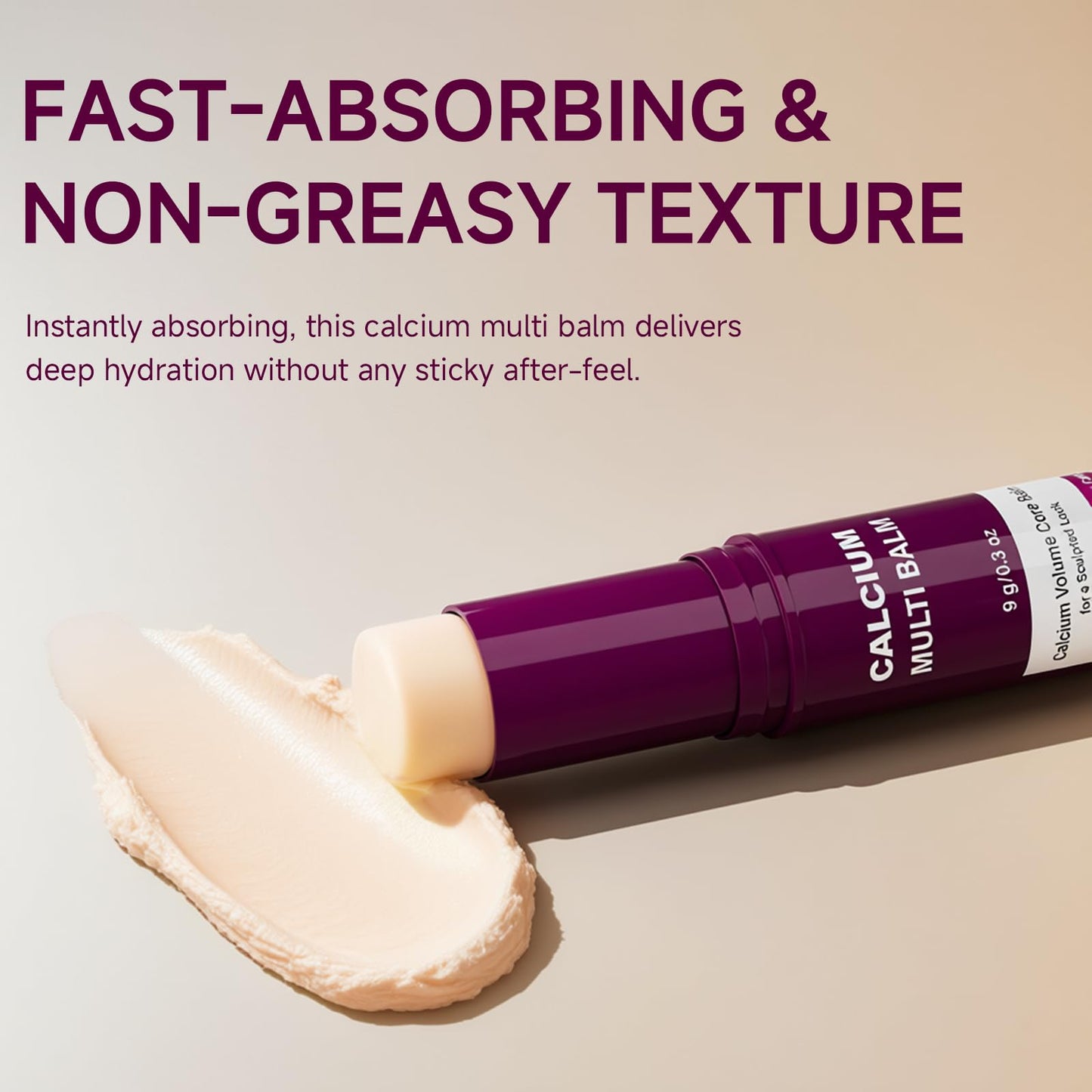 Cemenrete Calcium Collagen Multi Balm & Eye Stick, 2pc Hydrating All-in-One Moisturizer for Face, Eye & Neck, Makeup Base