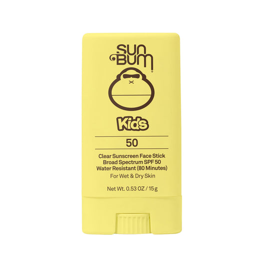 Sun Bum Kids SPF 50 Clear Face Stick Sunscreen – Broad Spectrum with Vitamin E – Reef Friendly, Oxybenzone & Octinoxate Free, Travel Size 0.53 oz