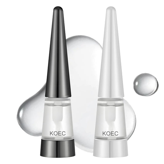 Plumping Shiny Lipstick 2-Pack – Moisturizing Transparent Lipstick with Hyaluronic Acid, Lightweight & Comfortable, 0.20 oz (6g)