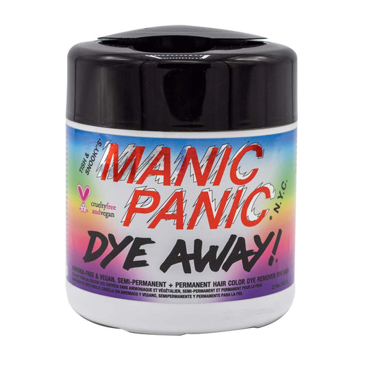 MANIC PANIC Dye Away Hair Color Remover Wipes – Ammonia-Free, Removes Semi & Permanent Dye from Skin, Vegan & Cruelty-Free, 50 Count