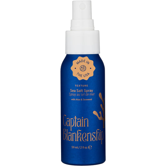 Captain Blankenship Texture Sea Salt Hair Spray | Adds Volume, Texture & Natural Waves | Color-Safe, Organic, Sulfate-Free, Vegan Haircare - 2 oz