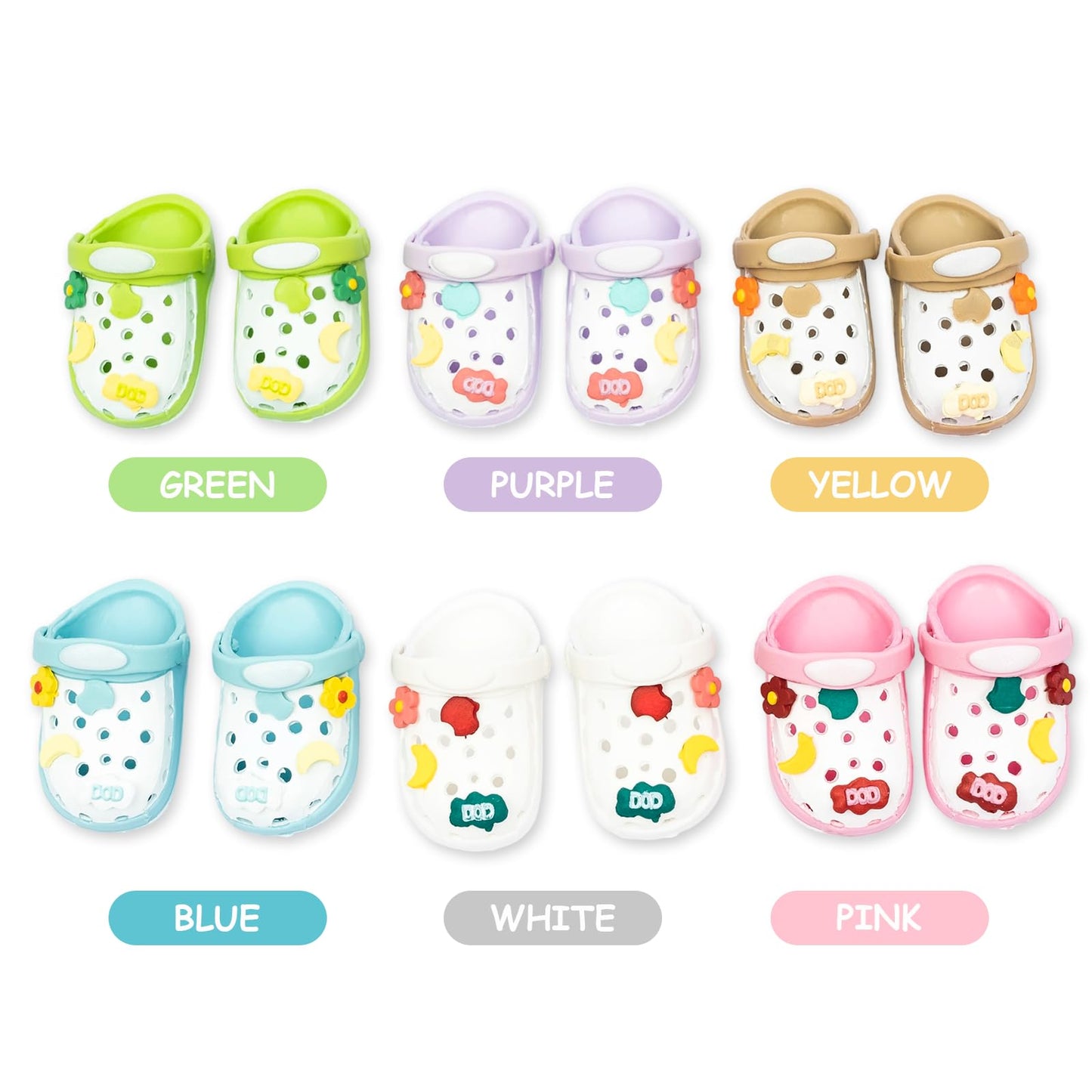 Shoes for Lububu(NO Doll),2025 Mini Shoes for Lububu Doll Accessories,Doll Shoes for Lububu Dress Up,Accessories for Lububu(Purple