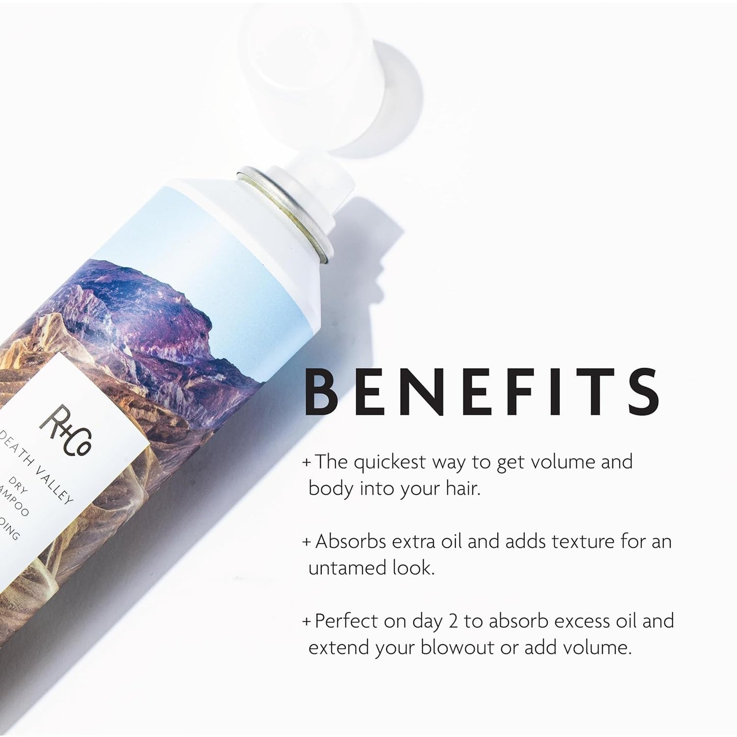R+Co Death Valley Dry Shampoo For Women | Adds Volume & Body | Vegan, Gluten-Free & No Parabens |