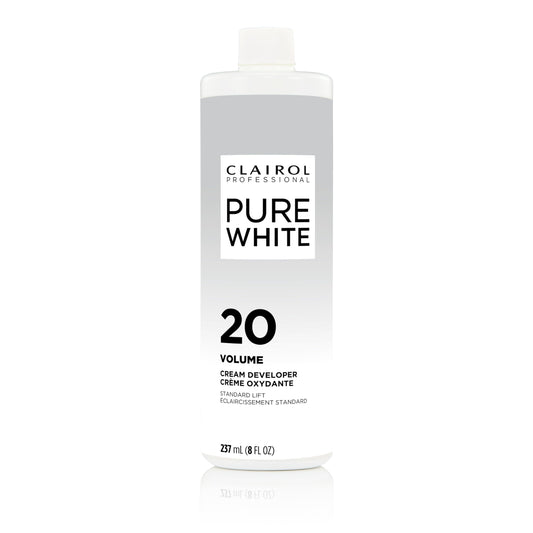 Clairol Professional Clairoxide Pure White 20 Volume Creme Developer, 8 Fl Oz (Pack of 1)