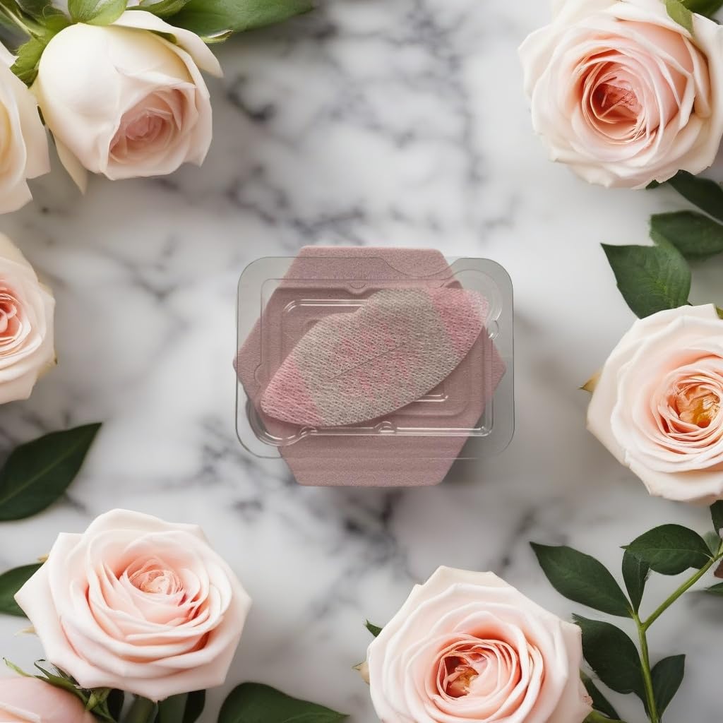 RittZi HyaluPlump Lips 2-Step Lip Care System – 800 Self-Dissolving Microneedles with Hyaluronic Acid, Niacinamide & Peptides for Plumper Lips