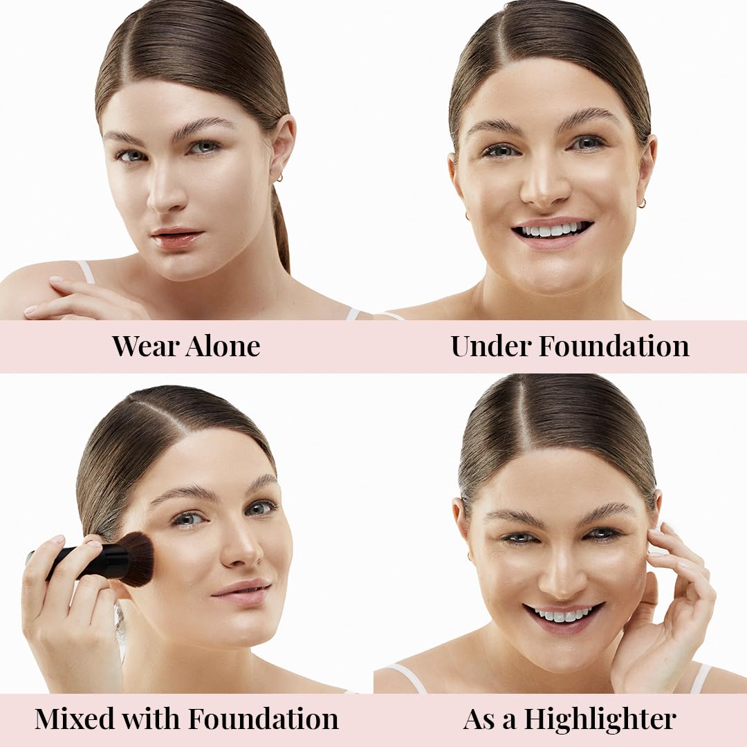 Jerome Alexander MagicMinerals AirGlow Tinted Highlighting Night Mist, Illuminating Airbrush Tinted Moisturizer Spray | Petal Pearl