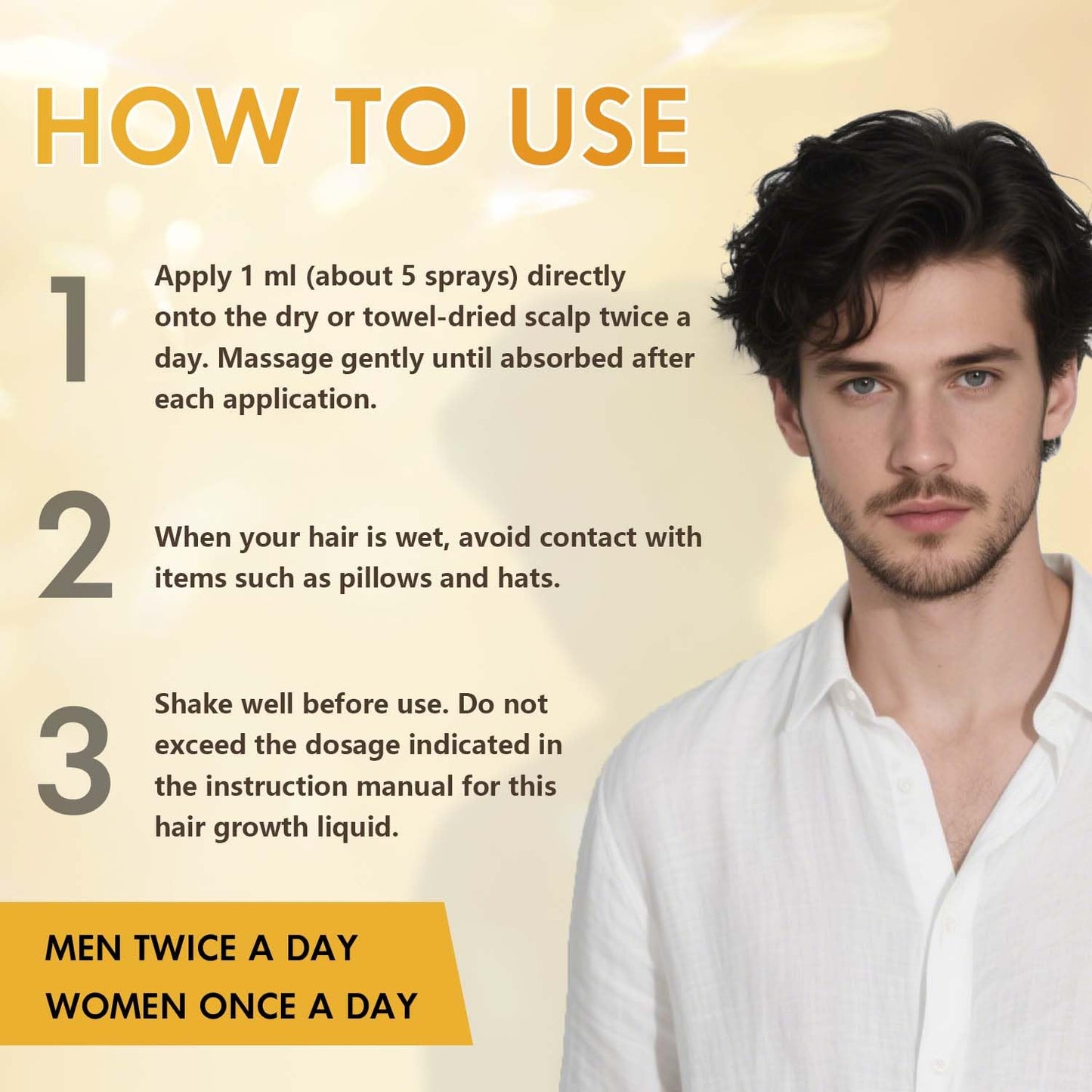 Minoxidil Hair Growth Serum for Men & Women | Biotin, Batana & Rosemary | Extra Strength Hair Regrowth & Hair Loss Treatment, Thicker Fuller Hair