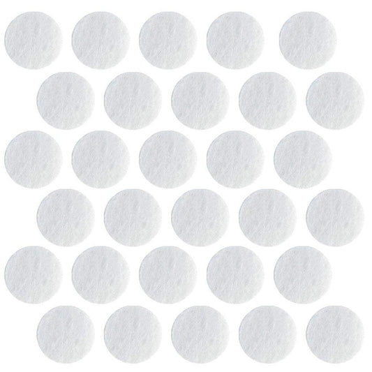 100 Pcs Microdermabrasion Cotton Filters 10mm – Replacement Sponge Filter for Facial Vacuum Comedo Suction, White