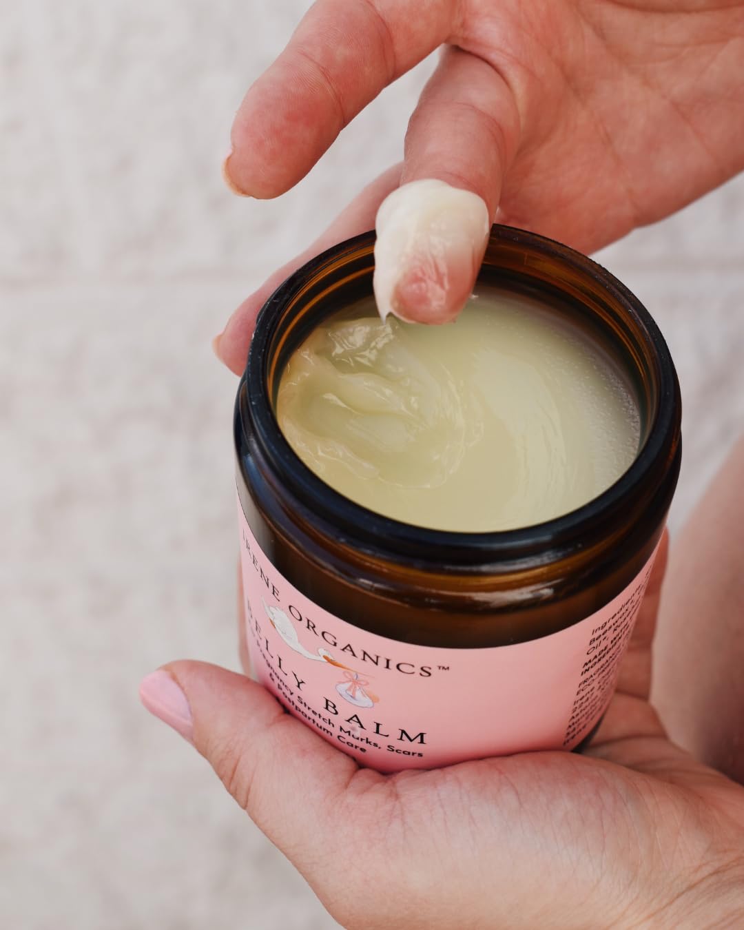 Irene Organics Organic Belly Butter 4oz – Hydrating Pregnancy & Postpartum Cream for Stretch Mark Prevention & Treatment