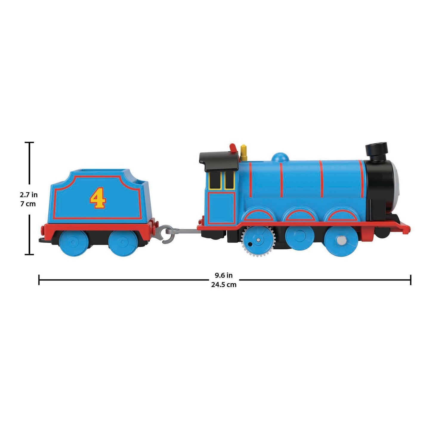 Thomas & Friends Motorized Toy Train Gordon Battery-Powered Engine with Tender for Pretend Play Preschool Kids Ages 3+ Years