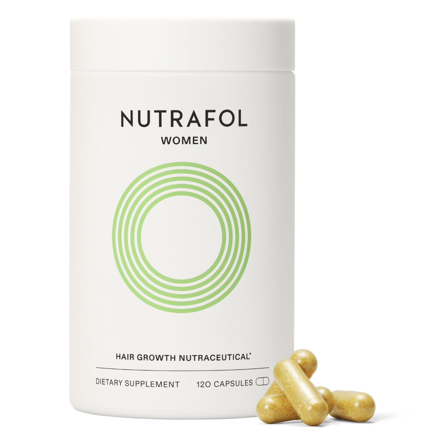 Nutrafol Women’s Hair Growth Supplement, Ages 18-44 | Clinically Proven for Thicker, Stronger Hair | Dermatologist Recommended, 1-Month Supply