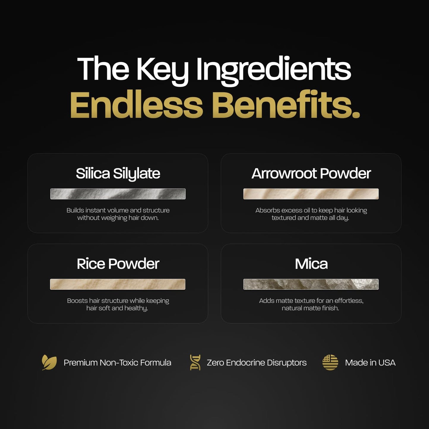 Bodyworks Hair Texturizing Powder – Lightweight Volumizing Styling Powder with Matte Finish & Medium Hold for Short to Medium Hair, 1.69oz