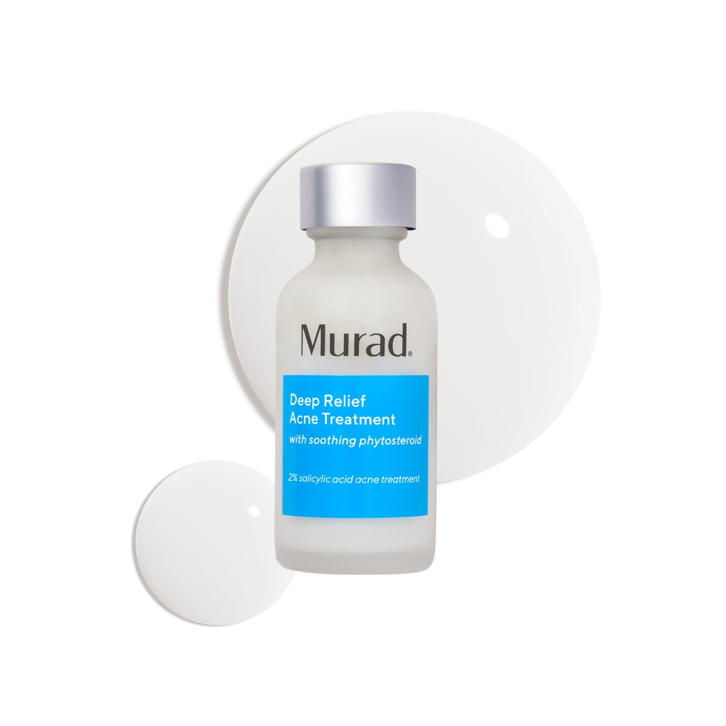 Murad Deep Relief Acne Treatment – 2% Salicylic Acid Spot Treatment for Redness, Painful Blemishes & Fast-Acting Breakout Relief, 1 fl oz