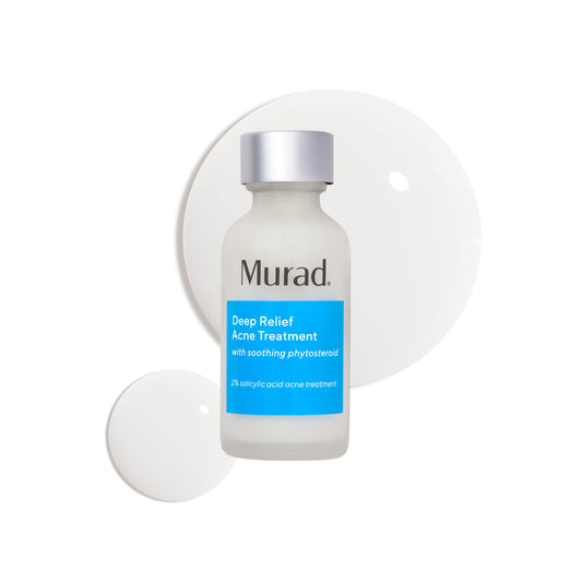 Murad Deep Relief Acne Treatment – 2% Salicylic Acid Spot Treatment for Redness, Painful Blemishes & Fast-Acting Breakout Relief, 1 fl oz