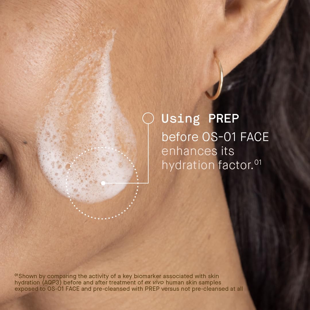 OneSkin PREP Facial Cleanser to Exfoliate and Support Skin Balance, Dermatologist Tested & Safe for Sensitive Skin